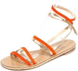Emanuela Caruso Capri Capri Sandalen - Dames - Sandalen - Geel - 36 EU - Leer - Schoenen