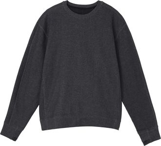 Nike Yoga Solid Color Round Neck Casual Pullover Sports Sweatshirt Mens Black CU6246-010