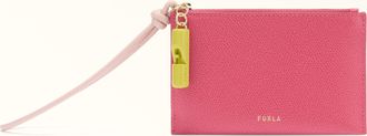 Furla Iride Envelope Toni Velvet Pink Multicolour Textured Leather Woman