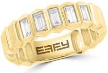 Effy Baguette Cut Lab Grown Diamond Ring in Gold at Nordstrom Rack, Size 7