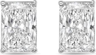 Diana M. Jewels 14Kt White Gold 5.00 cts Lab Grown Radiant Cut Diamond Studs