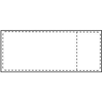 Capture By Hollywood Made Etiquetas T&eacute;rmicas De 105 X 251 Mm Con Secci&oacute;n De Recibo, N&uacute;cleo De 76 Mm, 700 Piezas/rollo, Shiplabel105x251-c76r