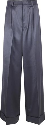 Junya Watanabe Wide Broeken - Dames - Wijde Broeken - Zwart - L - Broeken