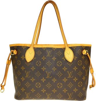 Louis Vuitton Neverfull Tote Monogram Canvas Brown Canvas Handbag (Pre-Owned)
