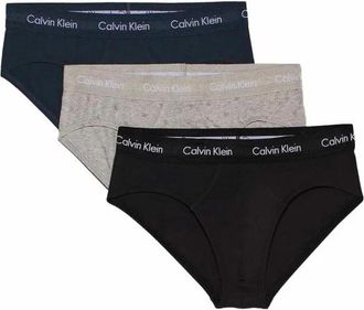 Calvin Klein Bottoms, male, Multicolor, Size: S Cotton Stretch Hip Briefs