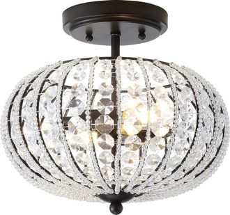 Jonathan Y Designs Jonathan Y Designs Catalina 11.7In Led Semi-Flush Mount
