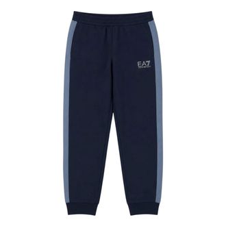 Emporio Armani Trousers - male - Emporio Armani - Sweatpants - Blue - 12 Y - Kids