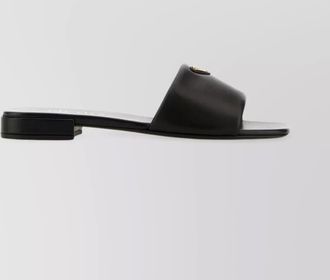 Prada nappa leather open toe slippers