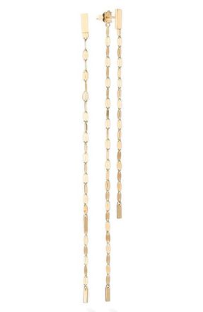 Lana Jewelry Blake 14K Gold Chain Front/Back Earrings in Yellow at Nordstrom