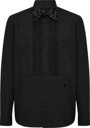 Philipp Plein Overhemd Rokersnit Skull&Bones
