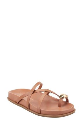 Marc Fisher Braidey Slide Sandal in Medium Natural at Nordstrom, Size 9.5