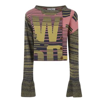 Vivienne Westwood Round-neck Knitwear, female, Multicolor, M, Bruno Cardigan