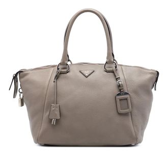 Prada Pre-owned Prada Vitello Daino Double Handle Bag Ladies 6QM39U1C6YDZTAG7