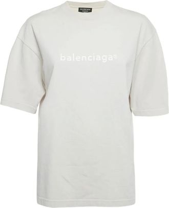Balenciaga cotton logo-print T-shirt - Neutrals