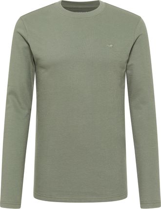 Mustang Langarmshirt MUSTANG Herren Style Asheville, Herren, Gr. L, khaki, Jersey, 100% Baumwolle, Rundhals, Shirts Langarmshirt