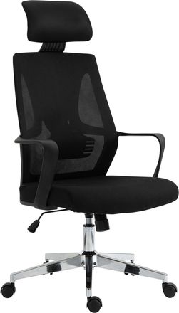 Clp Silla de oficina giratoria regulable en Tela Negro