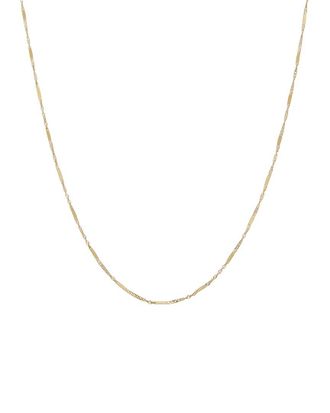 Italian Gold, Inc 10K Twisted Mirror Station Necklace