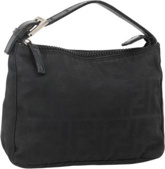 Fendi Pre-owned Vintage Handbag - Dames - Vintage Handtas - Zwart - ONE Size - Leer - Vintage