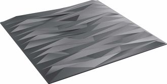 vidaXL Paneles De Pared 12 Uds. 50 X 50 Cm Gris Piedra Espuma Xps Vidaxl