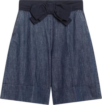 Valentino Garavani Denim Shorts - Dames - Denim shorts - Blauw - XS - Denim - Korte Broeken