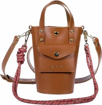 CRAIE STUDIO Womens Nono Calf Leather Bag In Camel