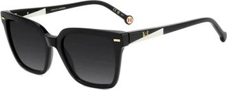 Carolina Herrera Zonnebril met vierkant montuur - Dames - Zonnebrillen - Zwart - 54 MM - Accessoires