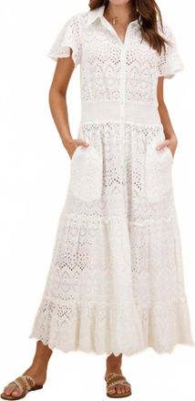Rubyyaya Mallorca Maxi Dress In White