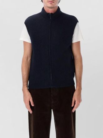 Margaret Howell wool relaxed-fit ribbed zip gilet