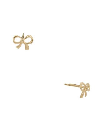 Italian Gold, Inc 14K Bow Stud Screwback Earrings