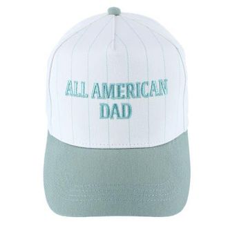 Trafalgar Store All American Dad Pinstripe Baseball Hat in Sage at Nordstrom