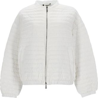 Moorer Quilted Lightweight Jacket With Horizontal Stitch Design