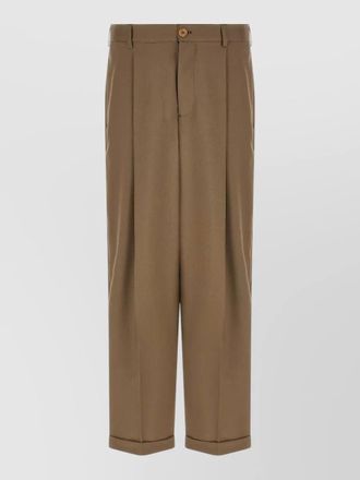 Marni virgin wool straight-leg trousers