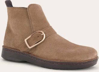Naot Womens Kolmer Bootie - Wide In Acorn Suede