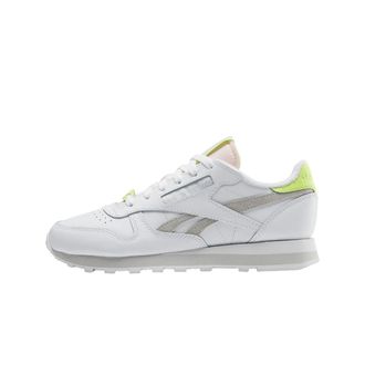 Reebok Female Adult Classic Leather FTWWHT/PUGRY2/ACIYEL 5.5