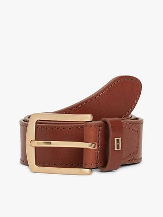 Tommy Hilfiger Denton Square Buckle Leather Belt