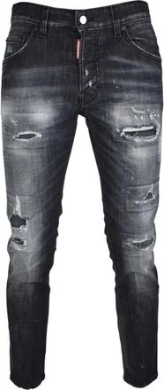 Dsquared2 Hombre, Vaqueros, Negro, Talla: XS