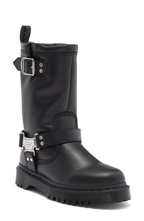 Dr. Martens Anistone Harness Boot in Black at Nordstrom, Size 10Us