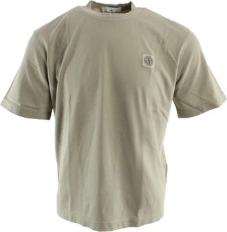 Stone Island T-shirt Art k 2s 152100025s 0115 v 0061 - Heren - T-shirts - Beige - S - Tops