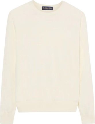 Brooks Brothers Dames, Truien, Wit, Maat: XL Wol