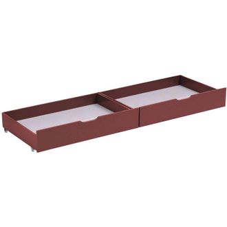 Happy Garden Happy Garden - Set di 2 cassetti contenitori in terracotta per letto