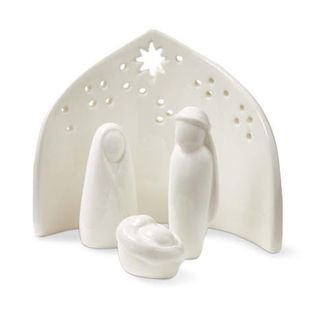 Tag Ceramic Nativity Scene Decorative Holiday Christmas Decor in White at Nordstrom