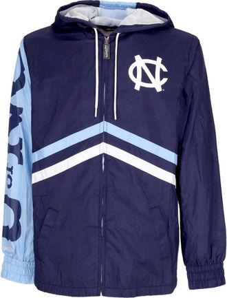 Mitchell & Ness Ncaa Windbreaker North Carolina Tar Heels - Heren - Fitness - Blauw - XL - Polyester - Fitness