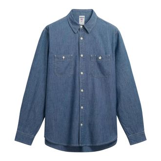 Sebago Denim Shirts, male, Blue, Size: XL Denim Shirt