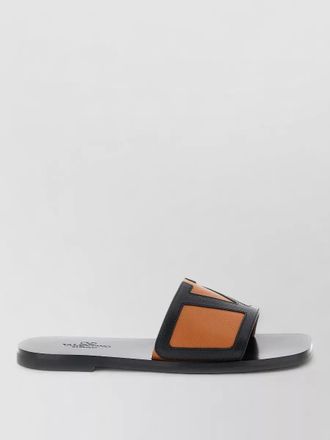 Valentino Garavani leather slide sandals