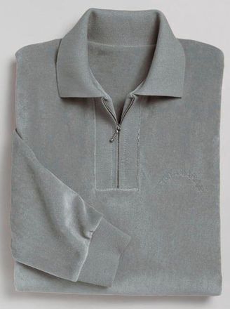 Catamaran Sweatshirt CATAMARAN, Herren, Gr. 44/46, grau (silbergrau), 80% Baumwolle, 20% Polyester, meliert, unifarben, Sweatshirts Sweatshirt