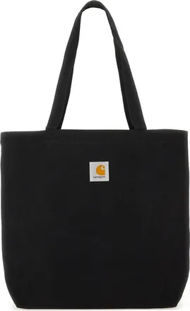Carhartt Work in Progress Graphic Canvas Tote Bag - Black