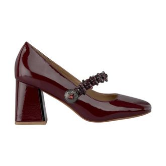 Alma En Pena Hoge hak schoen met strass - Dames - Pumps - Rood - 36 EU - Schoenen