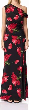 Elliatt Valetta Skirt In Black / Red