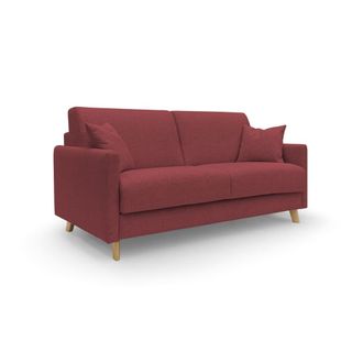 Divani.Store Sof&aacute; cama convertible impermeable 200 cm rojo