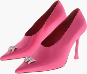 Givenchy Satin Pumps With Jewel Detail 9cm Heel Givenchy